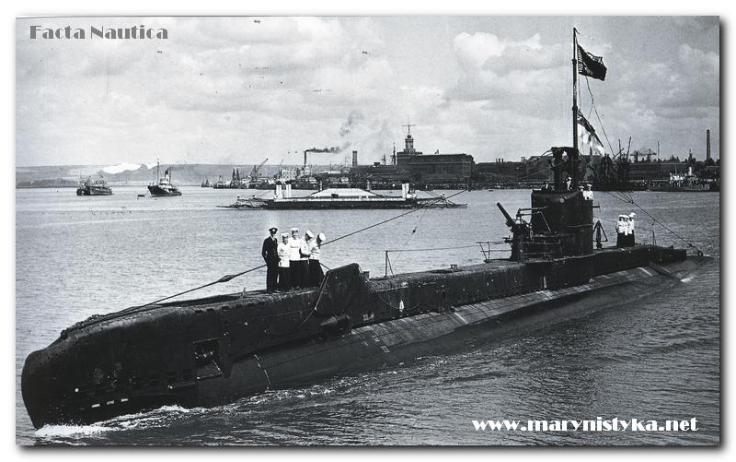 Brytyjski okr�t podwodny HMS SERAPH (wod. 1941) by� w s�u�bie przez 21 lat.